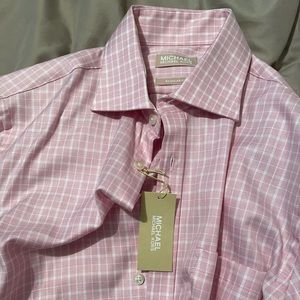 Long sleeve Pink button up